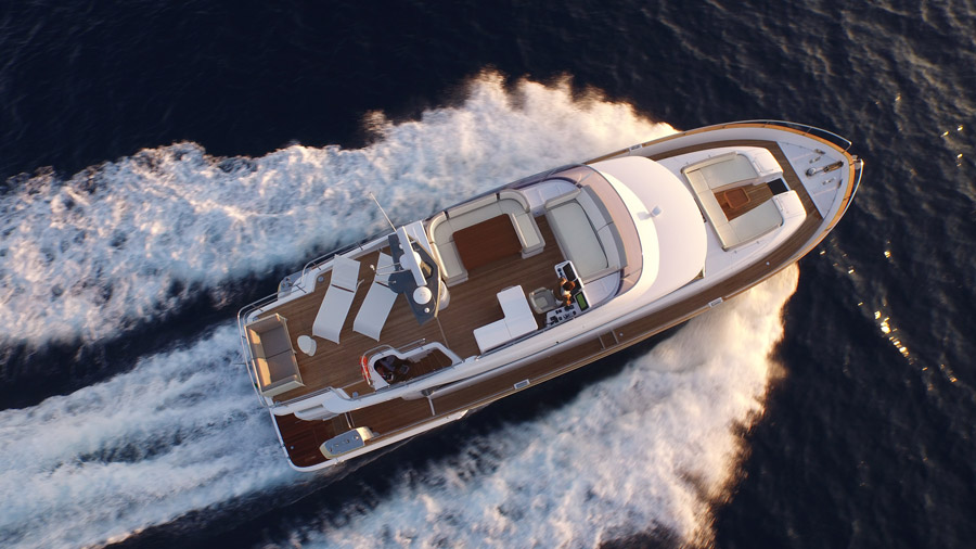 Yachts middle east - Azimut - Magellano 66 - top