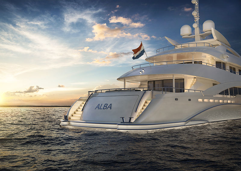 Yachts middle east - heesen yachts - project Alba