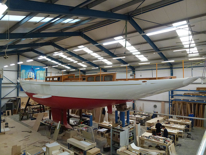 yachts middle east - Claasen Shipyards - TC90 at the shipyard