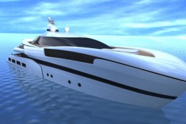 55m luxury motor yacht Project SMEW by Ira Petromanolaki of IP.YD