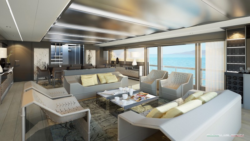 Yachts middle east - WIDER 125 interior