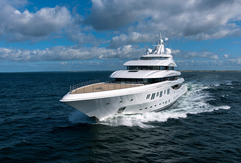 Yachts middle east - Lurssen - Orchid- sea trial