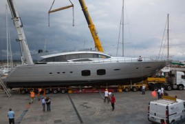 Pershing launched its third pershing 108 foot maxi yacht