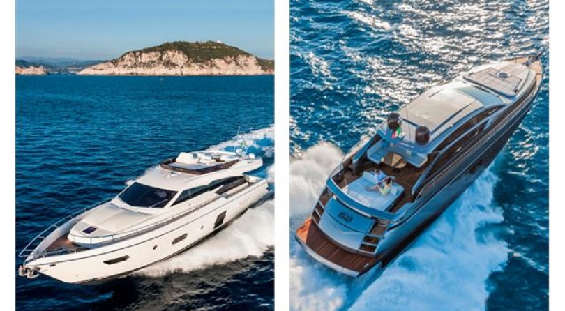 The Ferretti Yachts 750 and Pershing 62: two première for the german market at the Düsseldorf International Boat Show