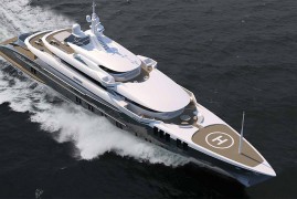 Sunrise 68m project Skyfall yacht