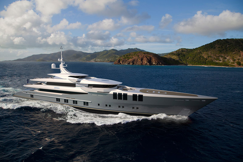 Yachts middle east - Sunrise yacht 68m - skyfall