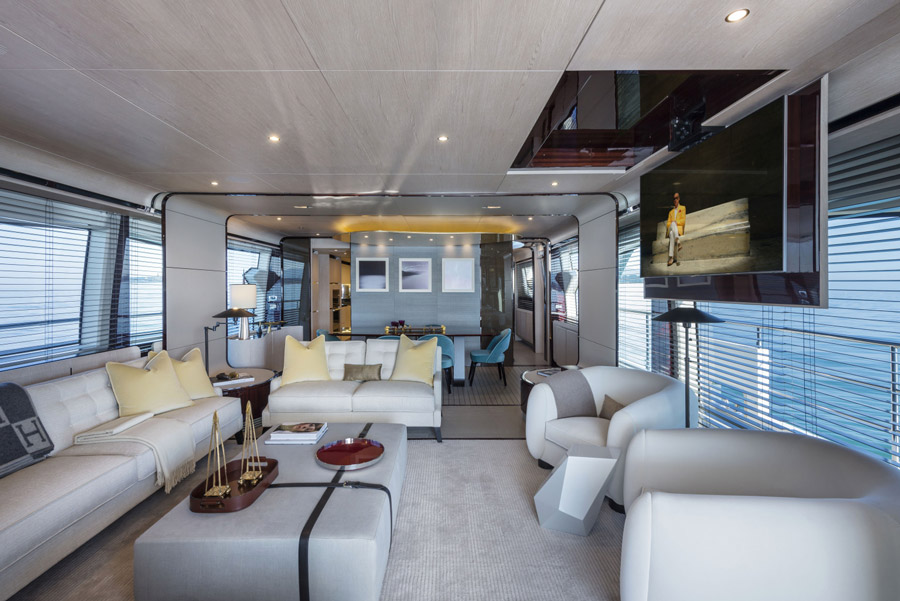 Yachts middle east - Azimut - GRANDE 95 RPH - interior