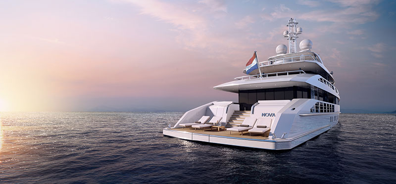 yachts middle east - Heesen Yachts - Nova stern
