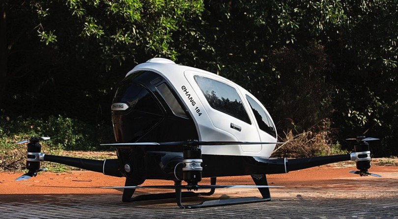 Ehang’s autonomous helicopter promises to fly you anywhere, no pilot required