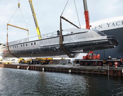 Project Nova: Hull and superstructure joined together