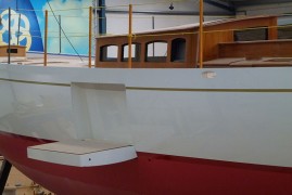 Truly Classic Acadia nears completion at Claasen Shipyards. Ninety-foot sailing yacht reaches final construction stage