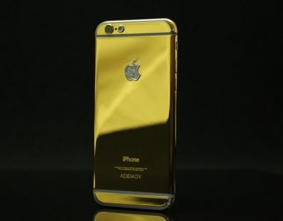 This Gold-Plated iPhone 6 Costs $7,300 And Features An Apple Logo Encrusted With Diamonds