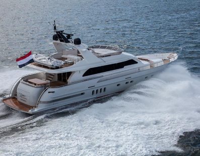 Van der Valk launches Continental Two Grey Falcon 32 knots of power and a Guido de Groot interior