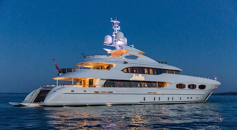 47m MY ARIADNA Presented for sale at Monaco Yacht Show with Imperial Yachts