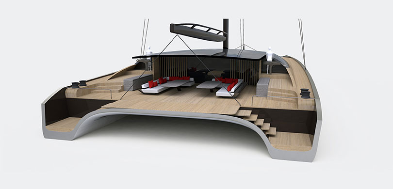 Yachts Middle East - BlackCat 35m design